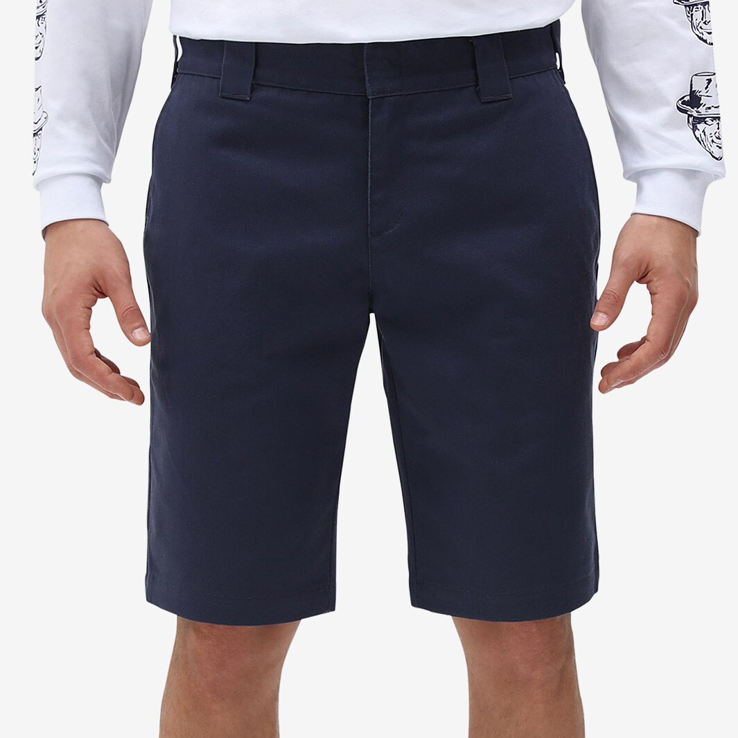 Dickies Slim Fit 13" Work Short Navy Blue Bottoms Mens Clothing