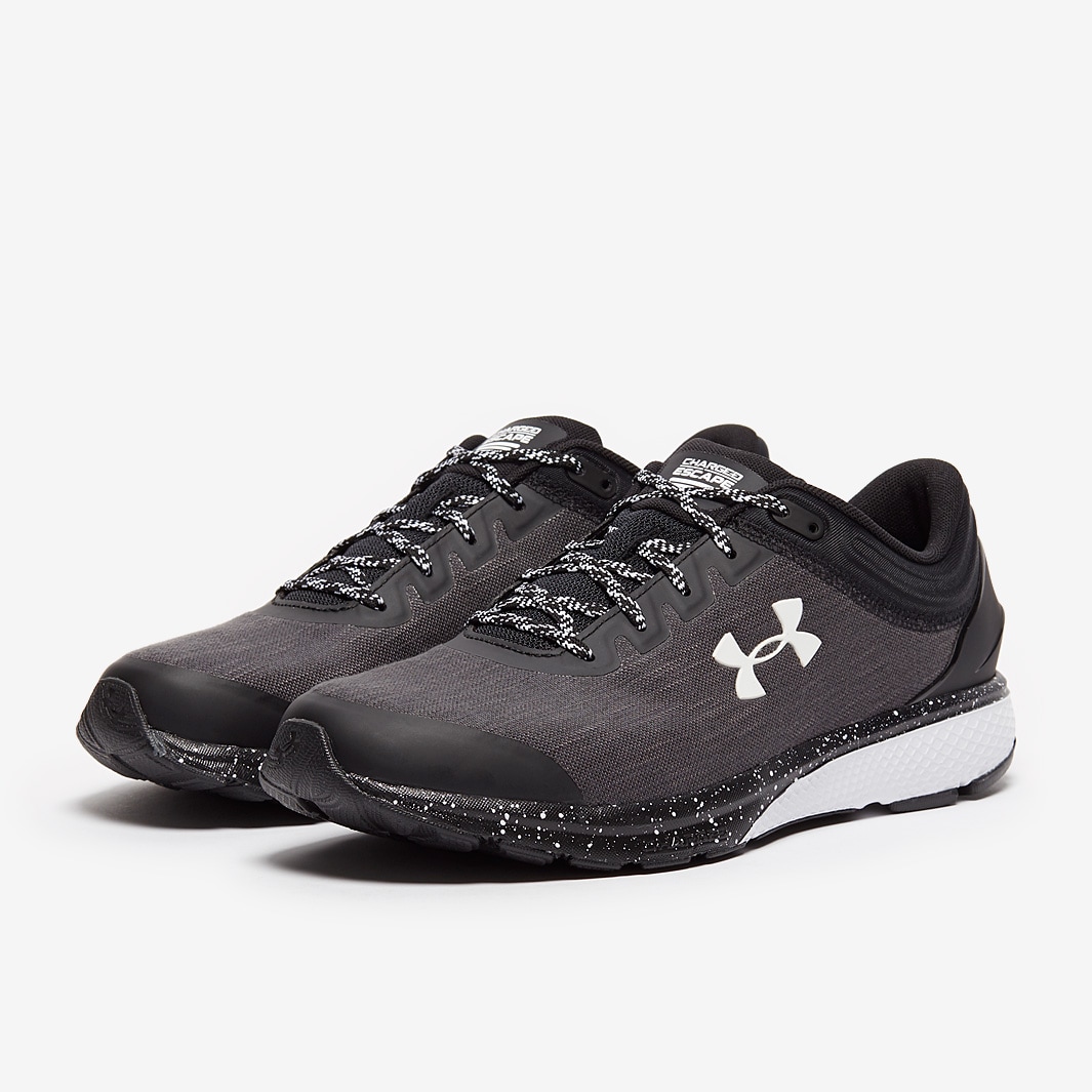 Under Armour Charged Escape 3 Evo - Black / White / White - Mens Shoes ...