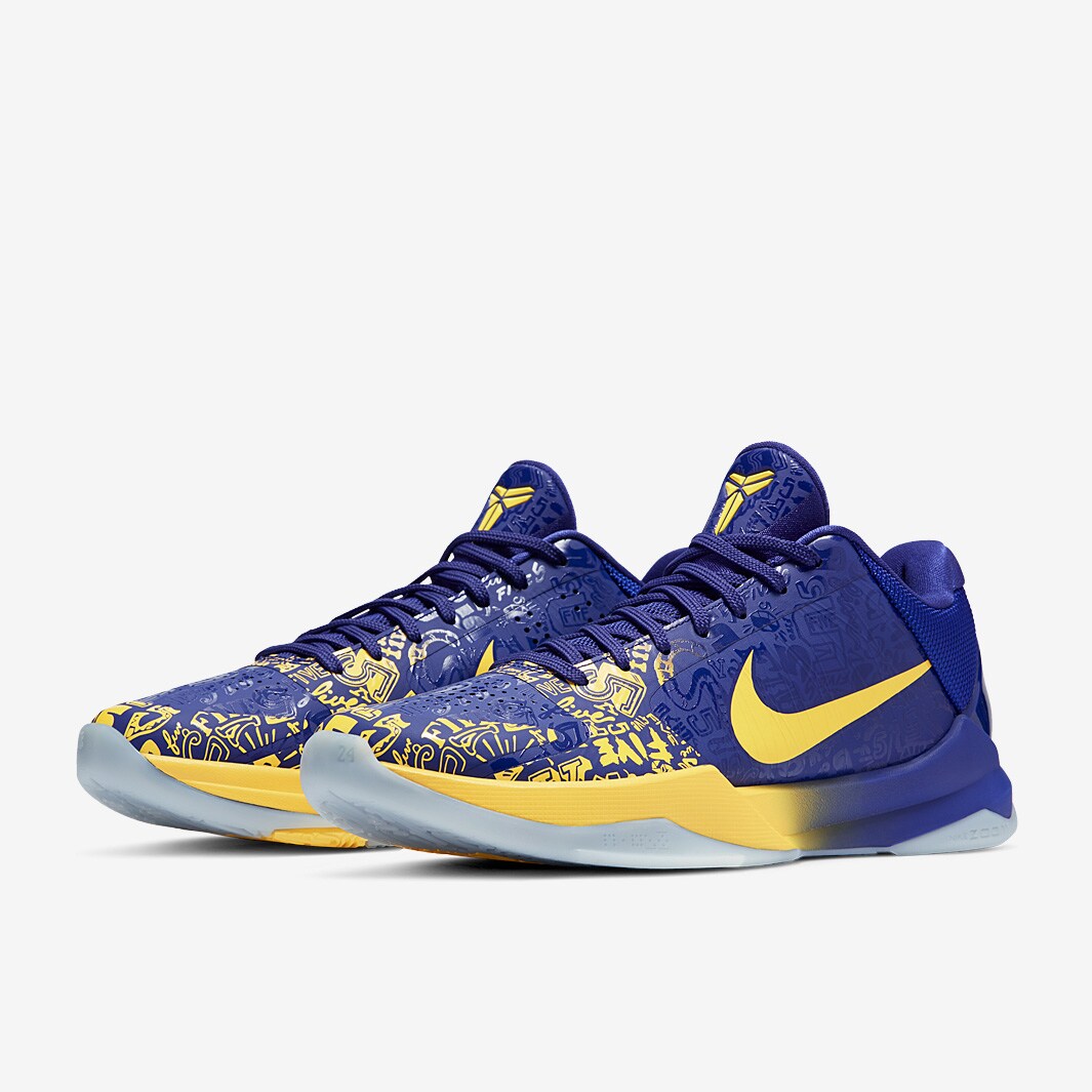 Nike Kobe V Protro 5 Rings - Concord/Midwest Gold - Mens Shoes | Pro ...