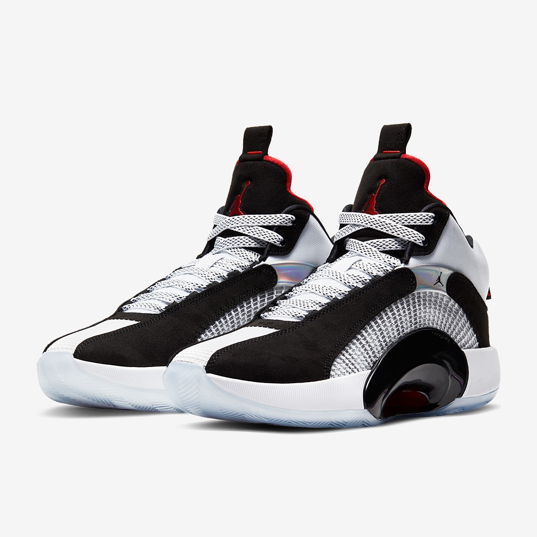 Air Jordan 35 BRED Black/Chile Red/White Mens Shoes Pro