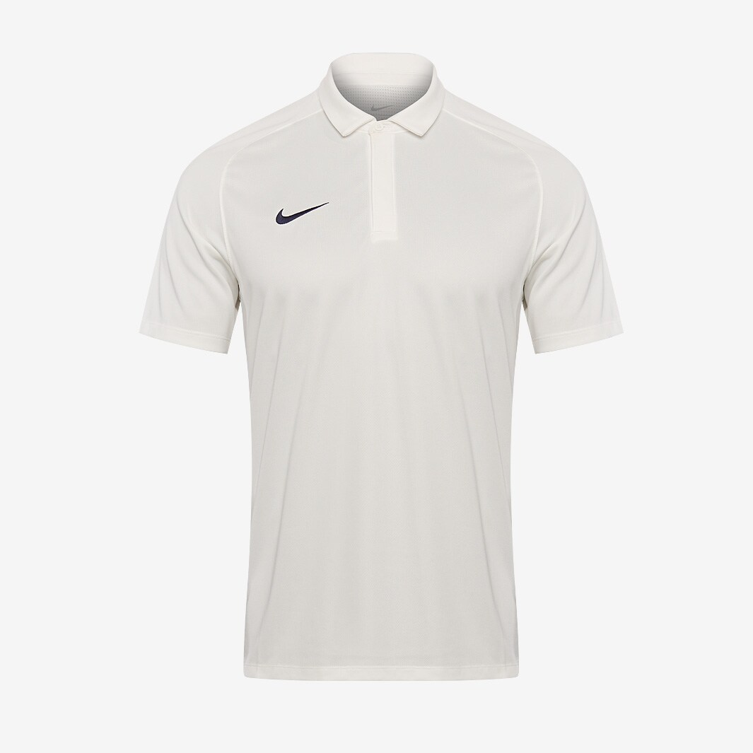 Nike SS Game Polo - Sail/Obsidian - Mens Clothing | Pro:Direct Soccer
