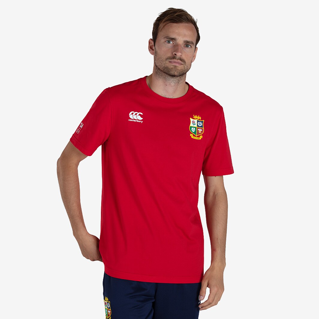 Canterbury British and Irish Lions Pro Rugby Jersey Tango Red