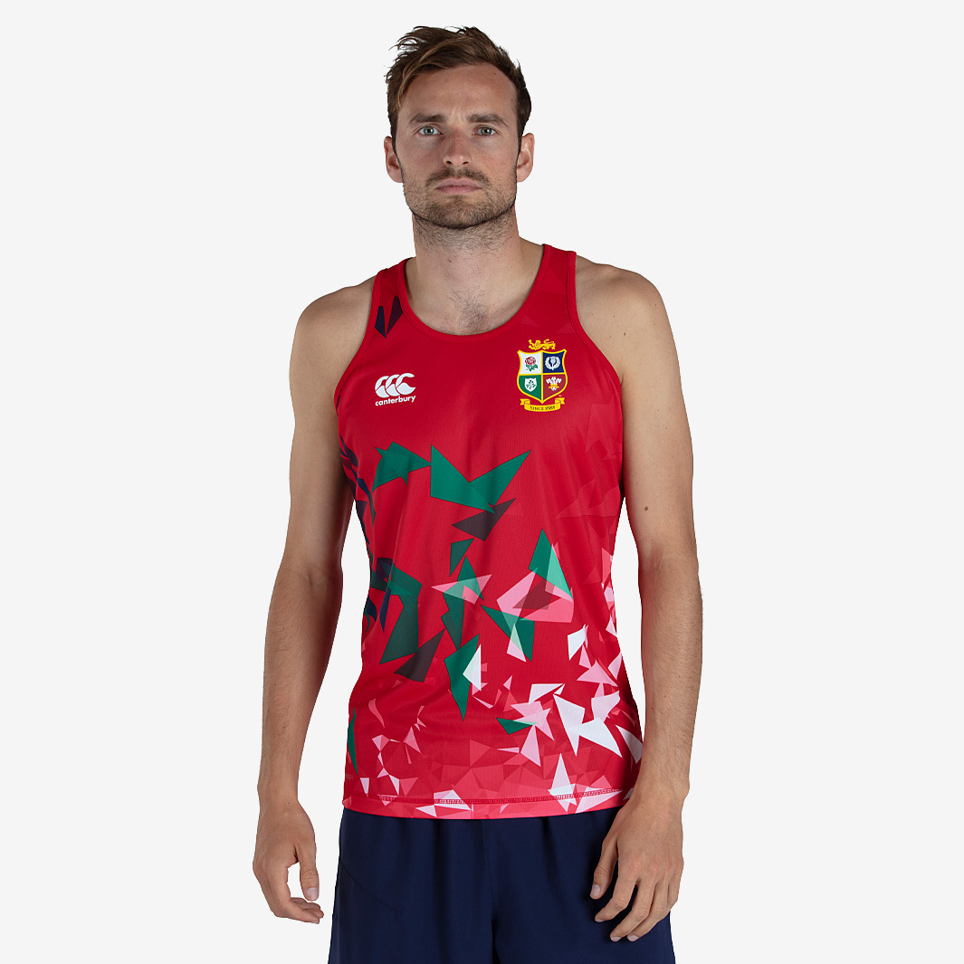 Canterbury British & Irish Lions 2021 Poly Singlet - Tango Red