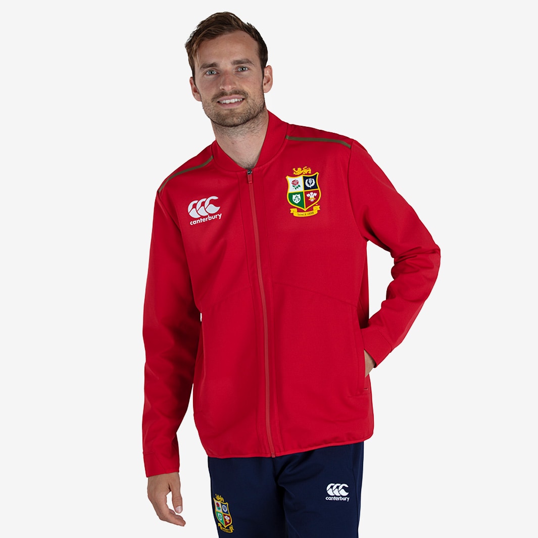 Canterbury British & Irish Lions 2021 Anthem Jacket - Tango Red - Mens ...