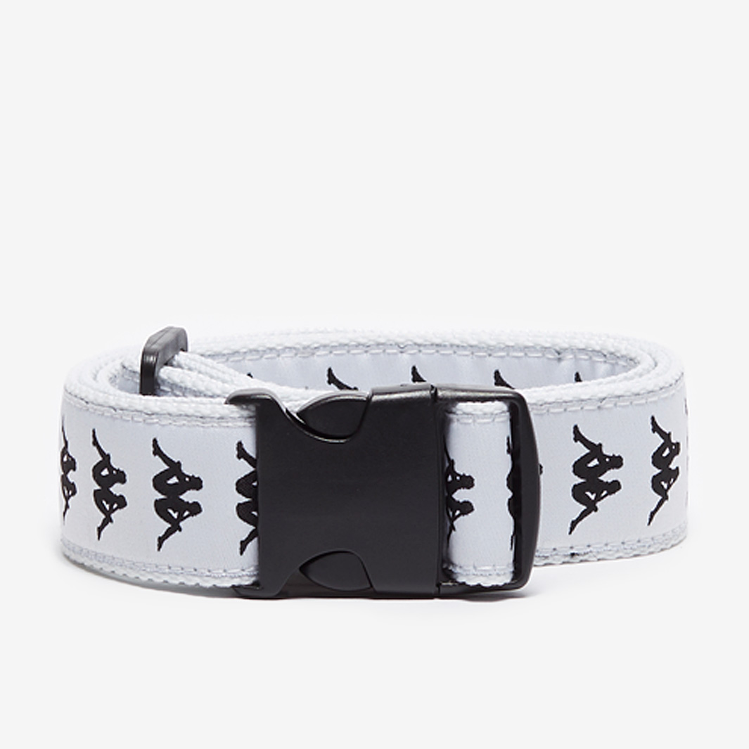 Cintura Unisex Kappa 222 BANDA BELT 3.5 | Cintura In Policarbonato Nero/Bianco Autunno Inverno | Accessorio Moda Urban