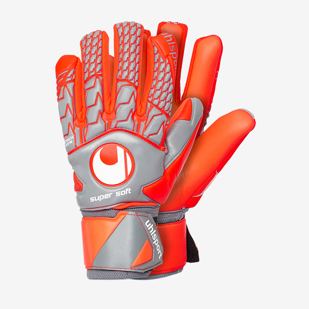 Uhlsport Speed Contact Absolutgrip HN - Blu Navy/Nero/Fluo Blu - Guanti Portiere Uomo | Pro:Direct Soccer