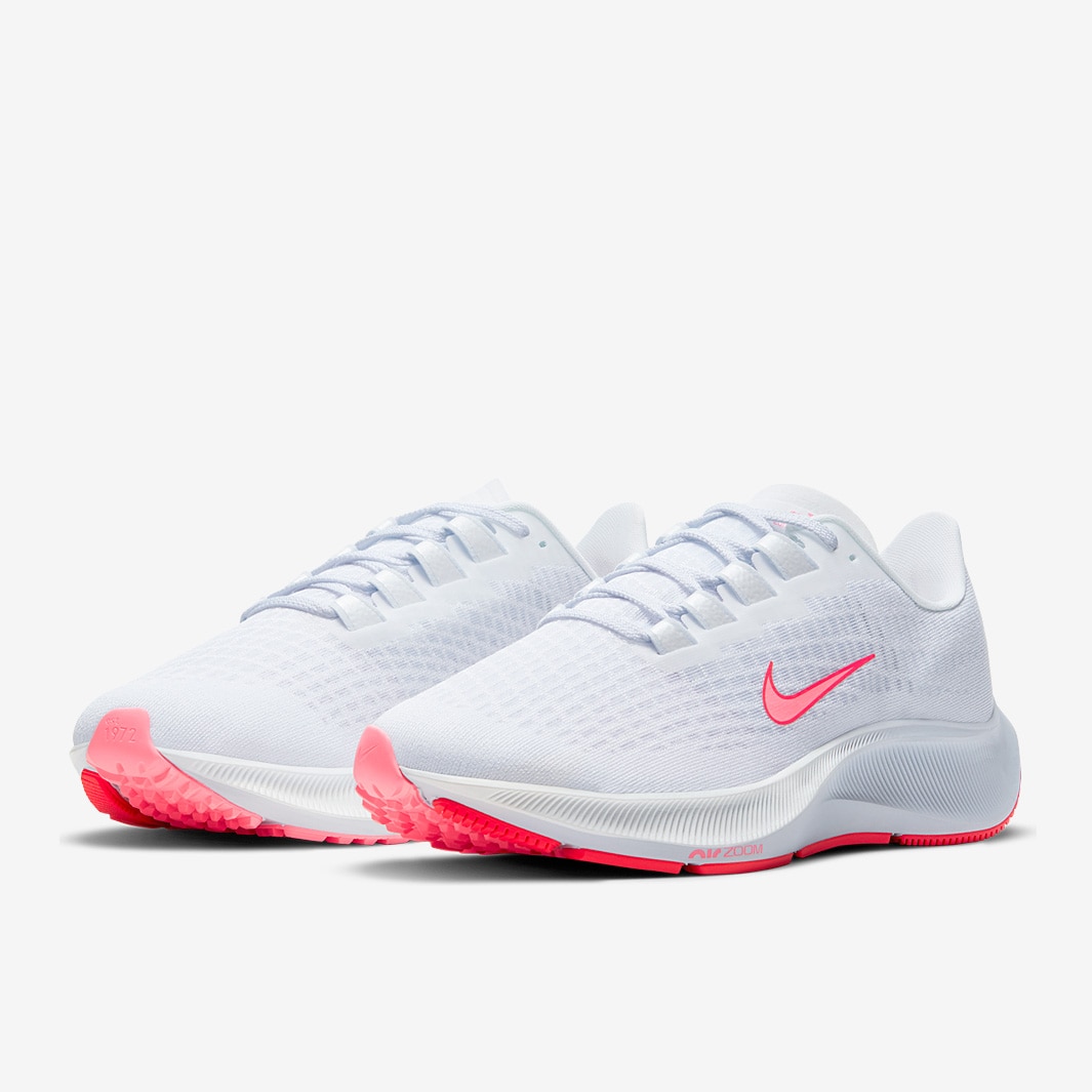 Nike Womens Air Zoom Pegasus 37 VT - White/Sunset Pulse-Bright Crimson -  Womens Shoes | Pro:Direct Running