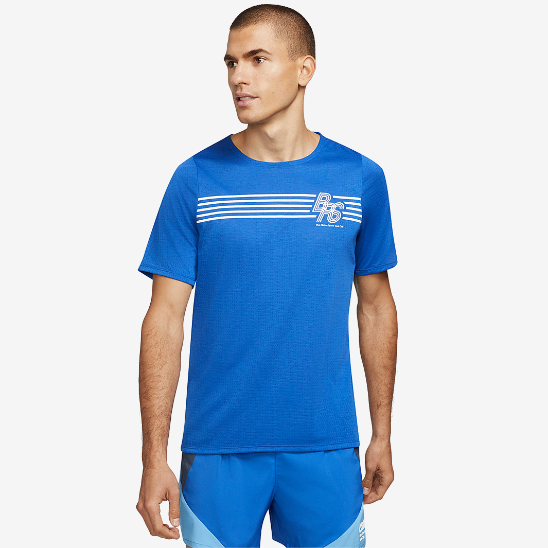 T-Shirt Nike Rise 365 Blue Ribbon Sports - Game Royal/Argento ...