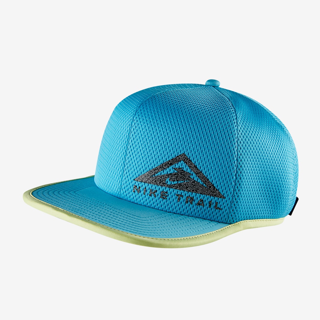 Nike Dri-FIT Pro Trail Running Strapback Hat Baseball Blue Cap DC3625-403  for sale online