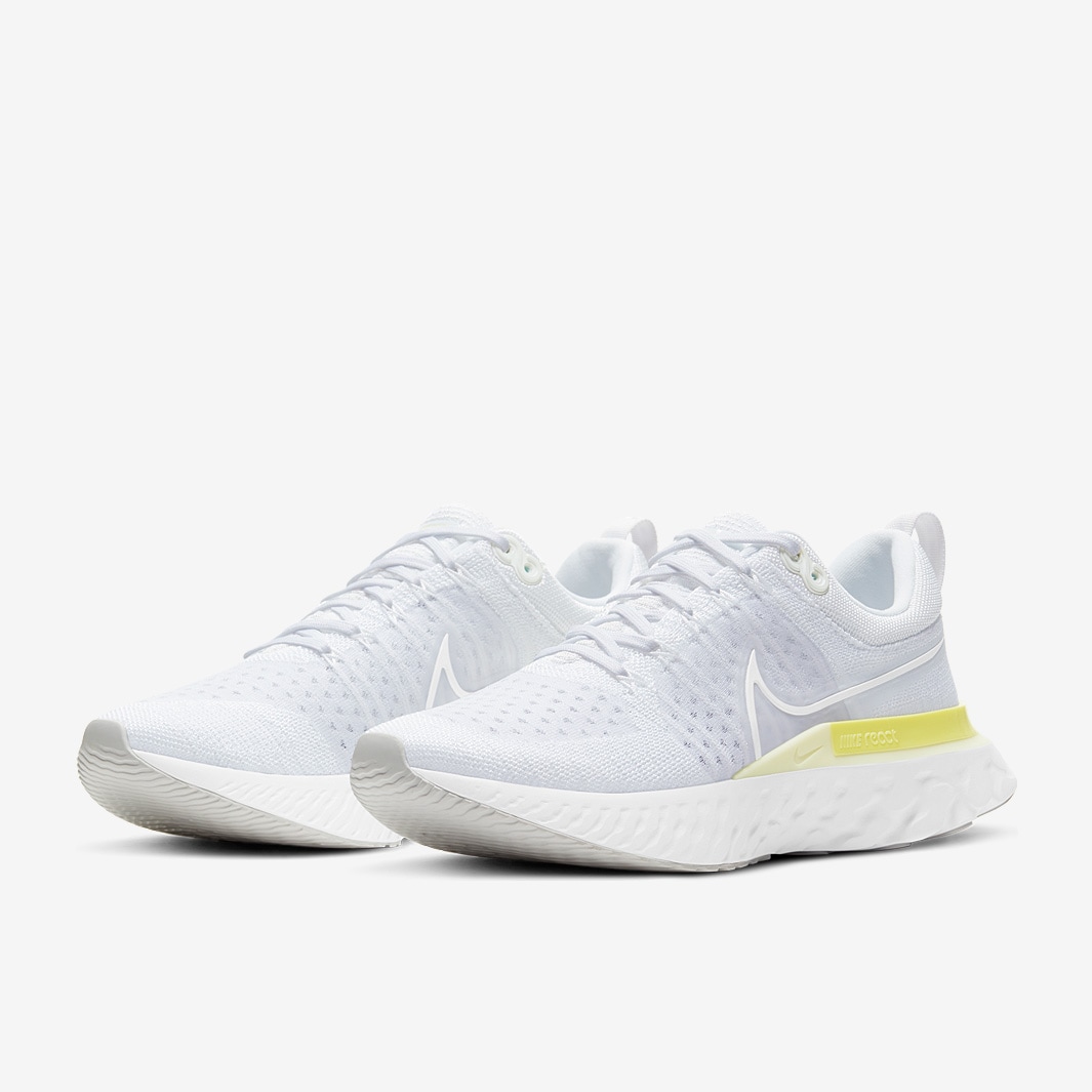 Nike Womens React Infinity Run Flyknit 2 White/WhitePlatinum TintLt