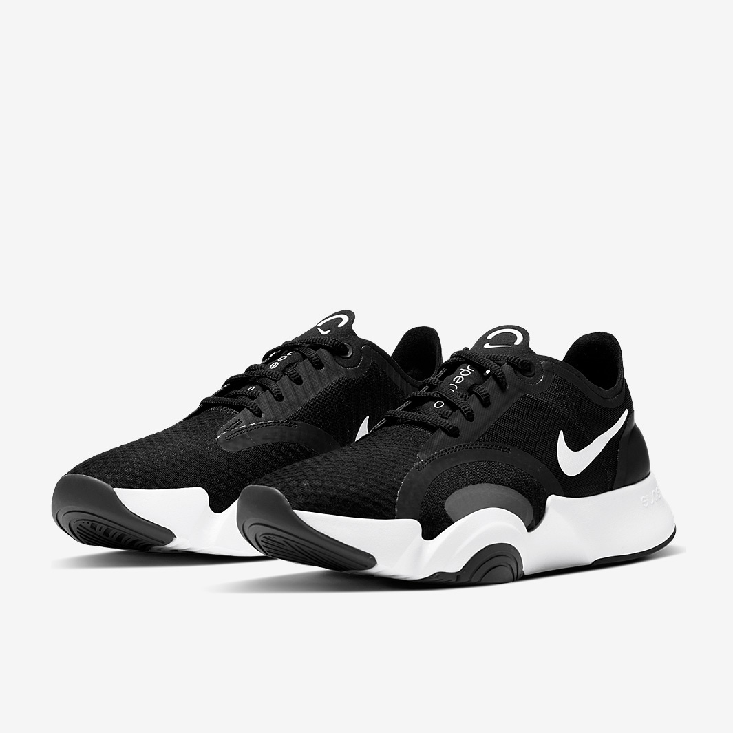 Nike Womens SuperRep GO - White/Black-Dk Smoke Grey - Womens Shoes