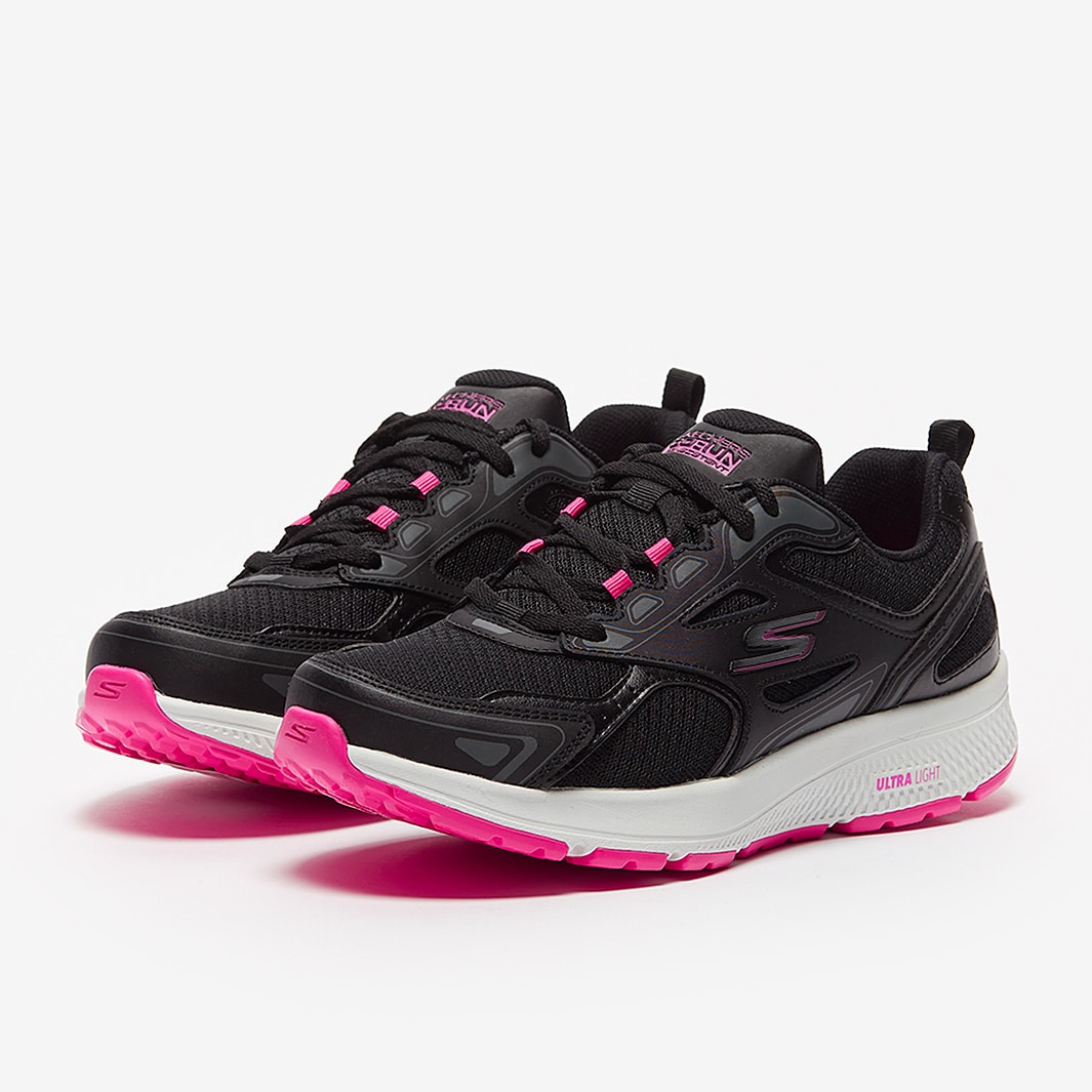 Skechers Womens Go Run Consistent - Black/Pink - Womens Shoes