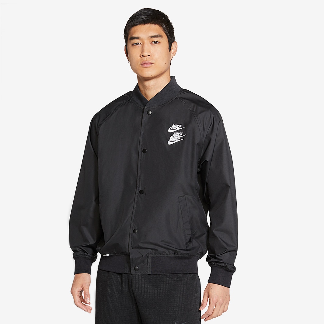 Nike Sportswear Woven Jacket - Black/White - Tops - Mens Clothing