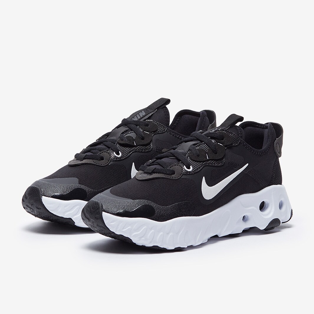 Nike Womens Sportswear React ART3MIS - Black/White/Black - Trainers ...