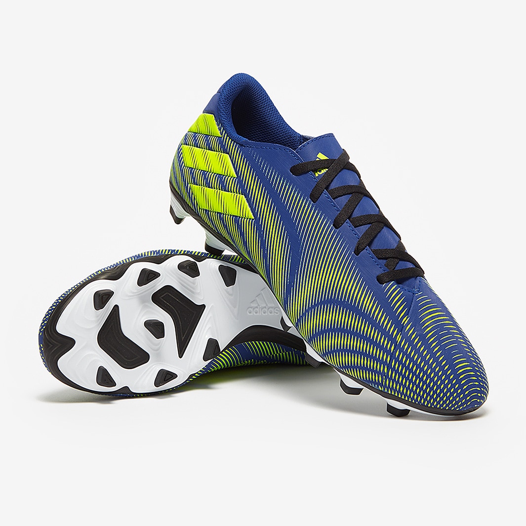 adidas Nemeziz .4 FG Azul/Amarillo Solar /Blanco Botas para hombre ProDirect Soccer