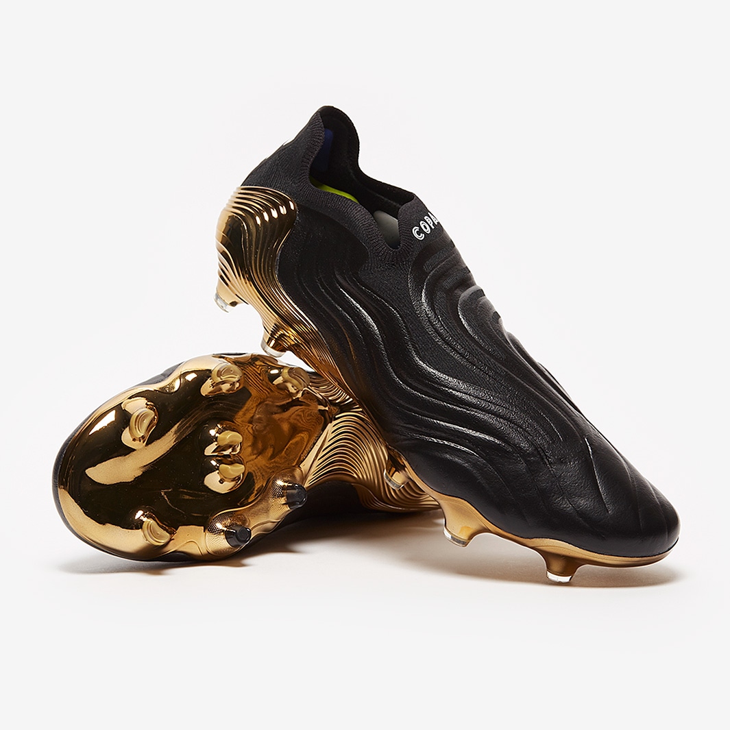 adidas Copa Sense+ FG Core Black/White/Gold Metallic Firm Ground