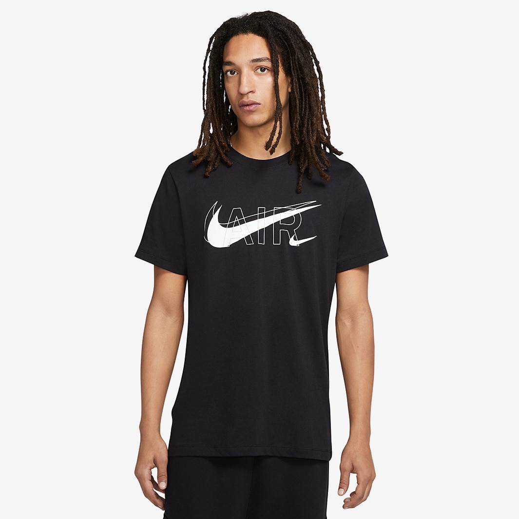 Nike Sportswear Tee - Black/Reflective Silver - Tops - Mens Clothing