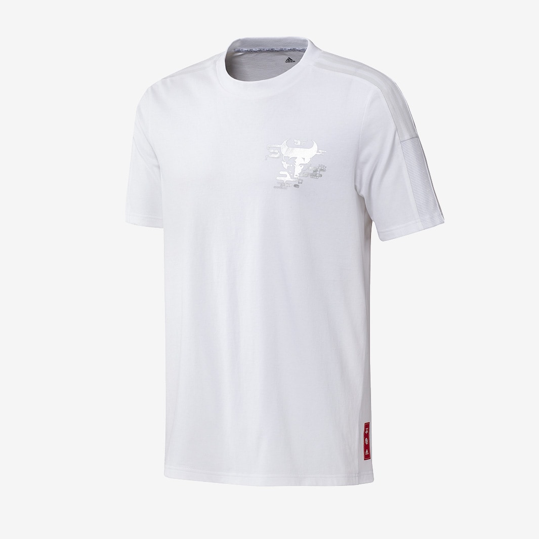 adidas Real Madrid 20/21 Chinese New Year Tee - White - Tops - Mens ...
