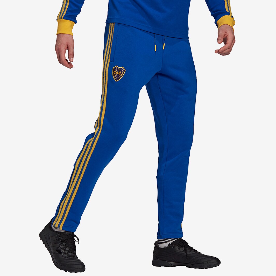 adidas Boca Juniors Icons Pant Power Blue Bottoms Mens Replica
