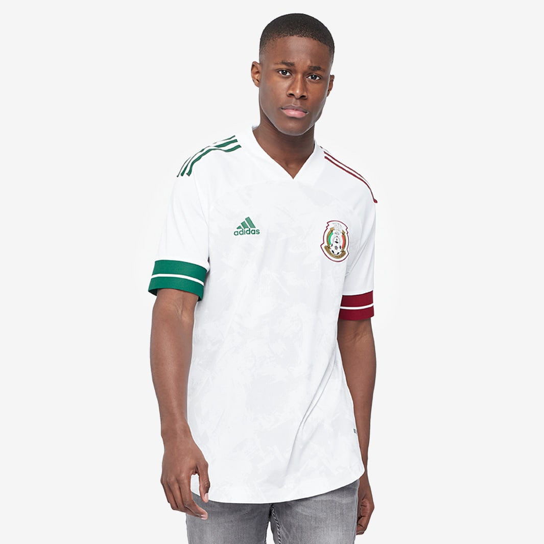 adidas Mexico 2020 Authentic Away Shirt - White - Tops - Mens Replica ...