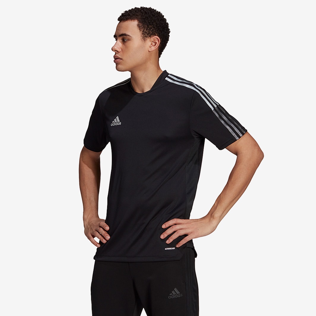 adidas Tiro Shirt - Black - Tops - Mens Clothing | Pro:Direct Soccer