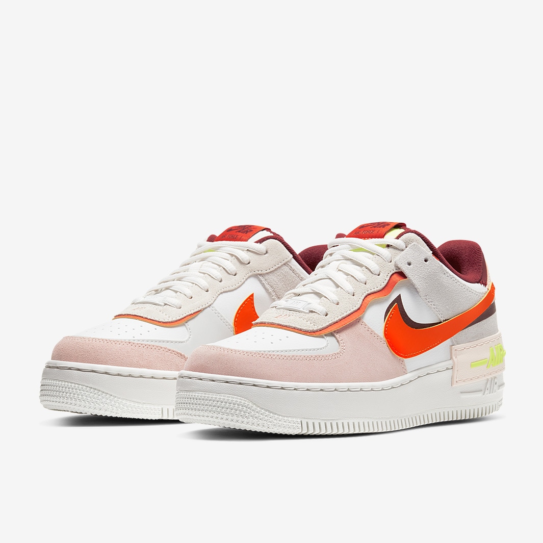 Orange and red on sale air force 1