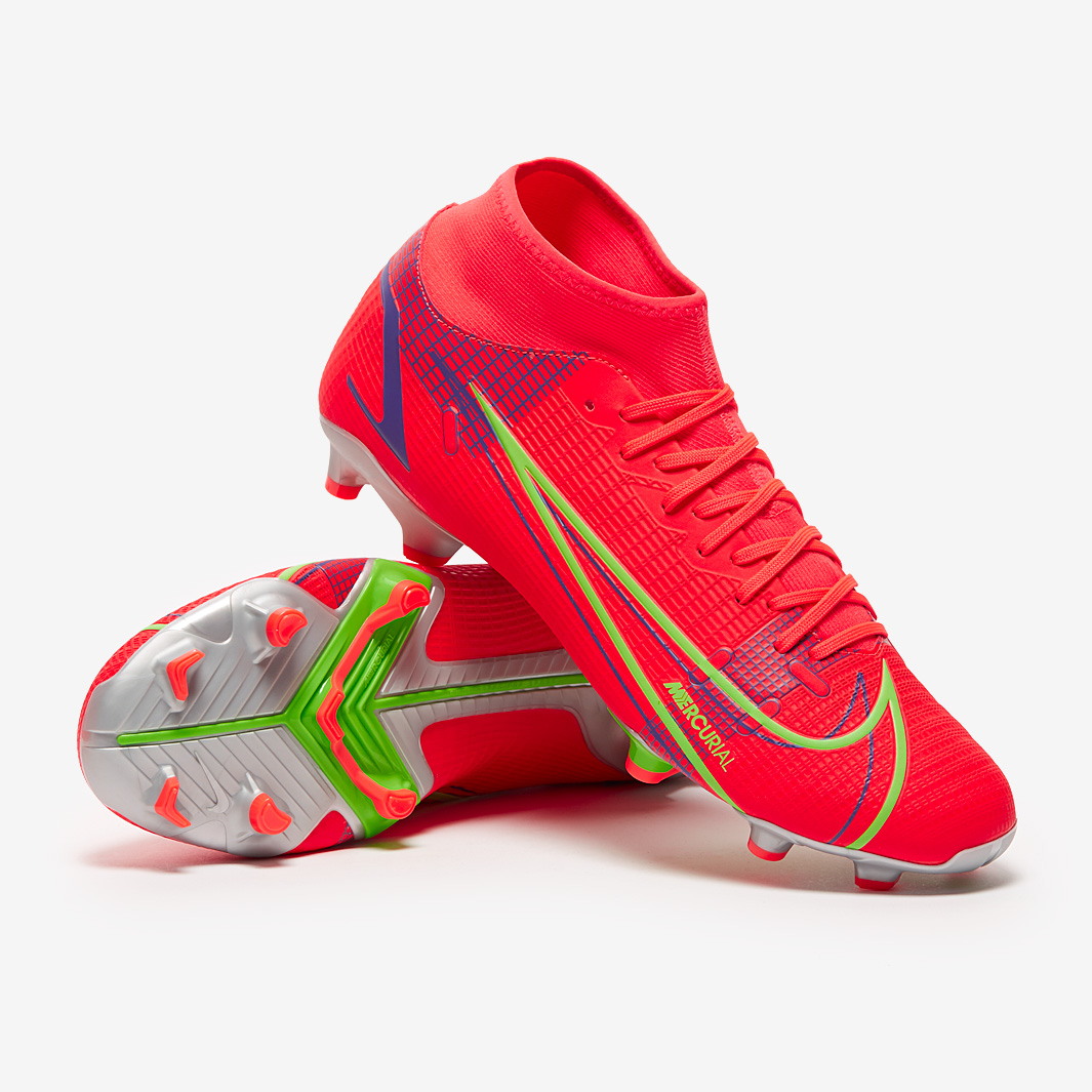 físicamente Frugal plan de estudios Nike Mercurial Superfly VIII Academy FG/MG - Bright Crimson/Metallic Silver  - Firm Ground - Mens Boots | Pro:Direct Soccer