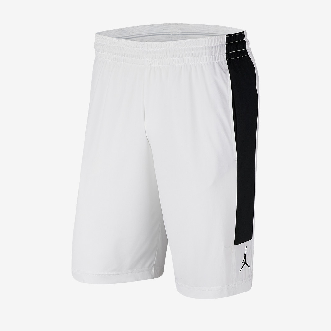 Jordan Air Dri-Fit Knit Shorts - White/Black - Mens Clothing | Pro ...