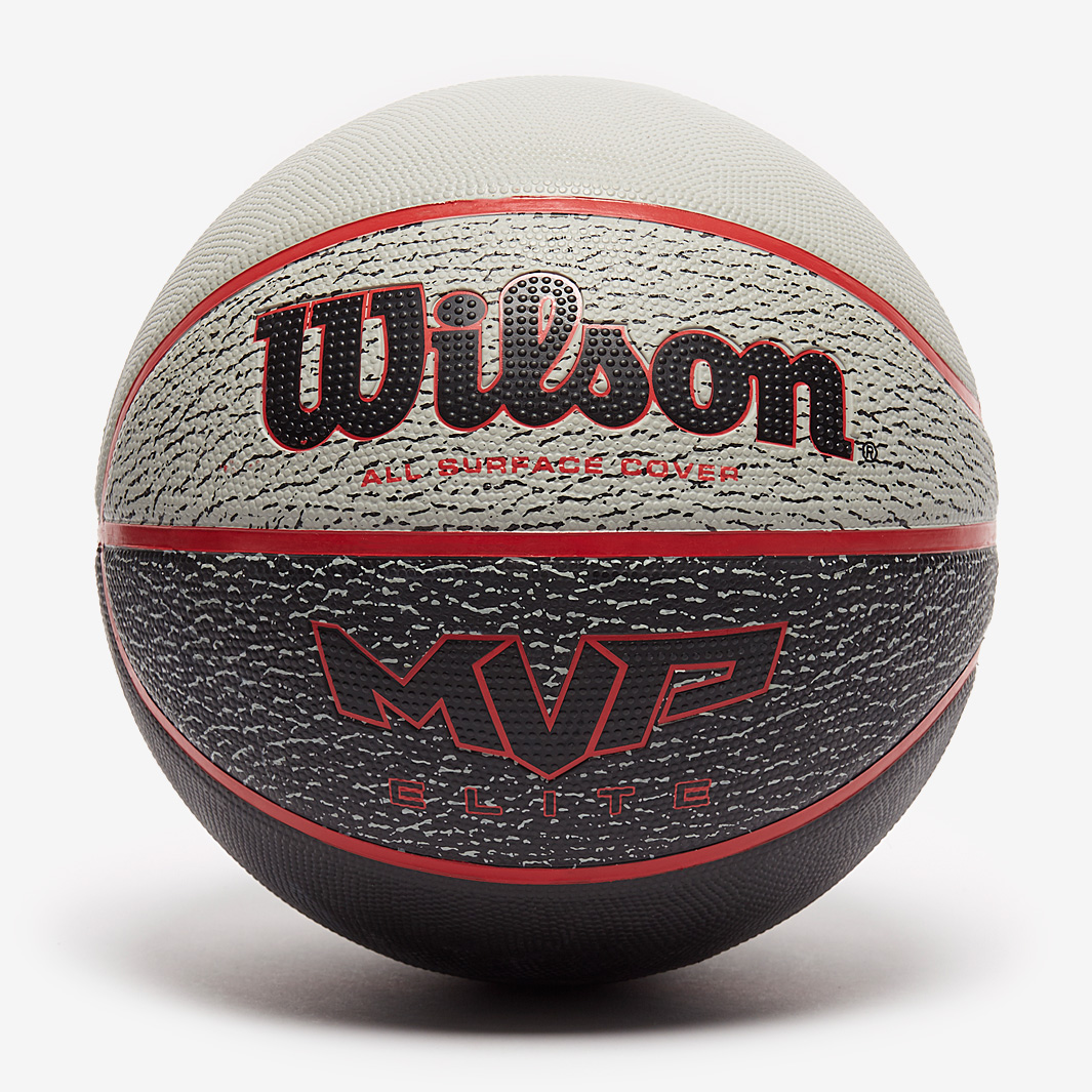 Ballon De Basket Wilson MVP Taille 5 - Pour Enfants 6-8 Ans, Extérieur - Caoutchouc Résistant, Circonférence 70 Cm