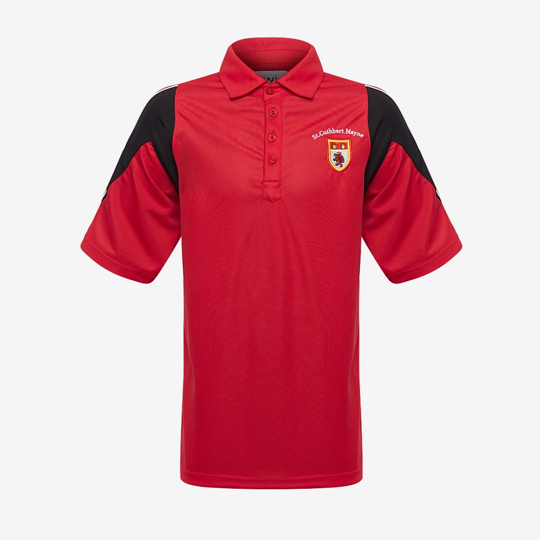 St Cuthbert Mayne Senior Polo Shirt - Red - Partner Clubs