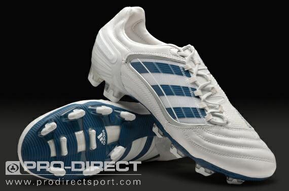 Botas - - adidas - Predator - X - DB - David - Beckham - TRX - FG - Blanco Azul - Gris | Pro:Direct Soccer