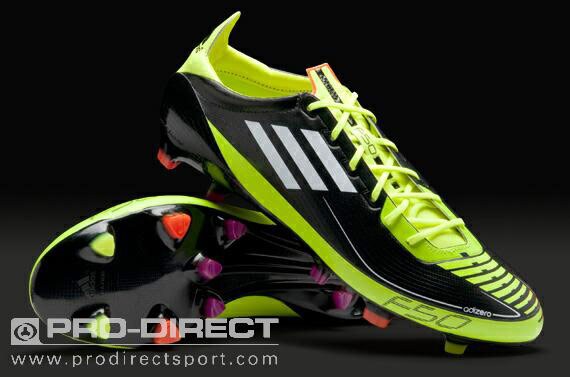 Botas de Fútbol - adidas - F50 - adizero – - Prime - Negro – Blanco – Verde | Pro:Direct Soccer