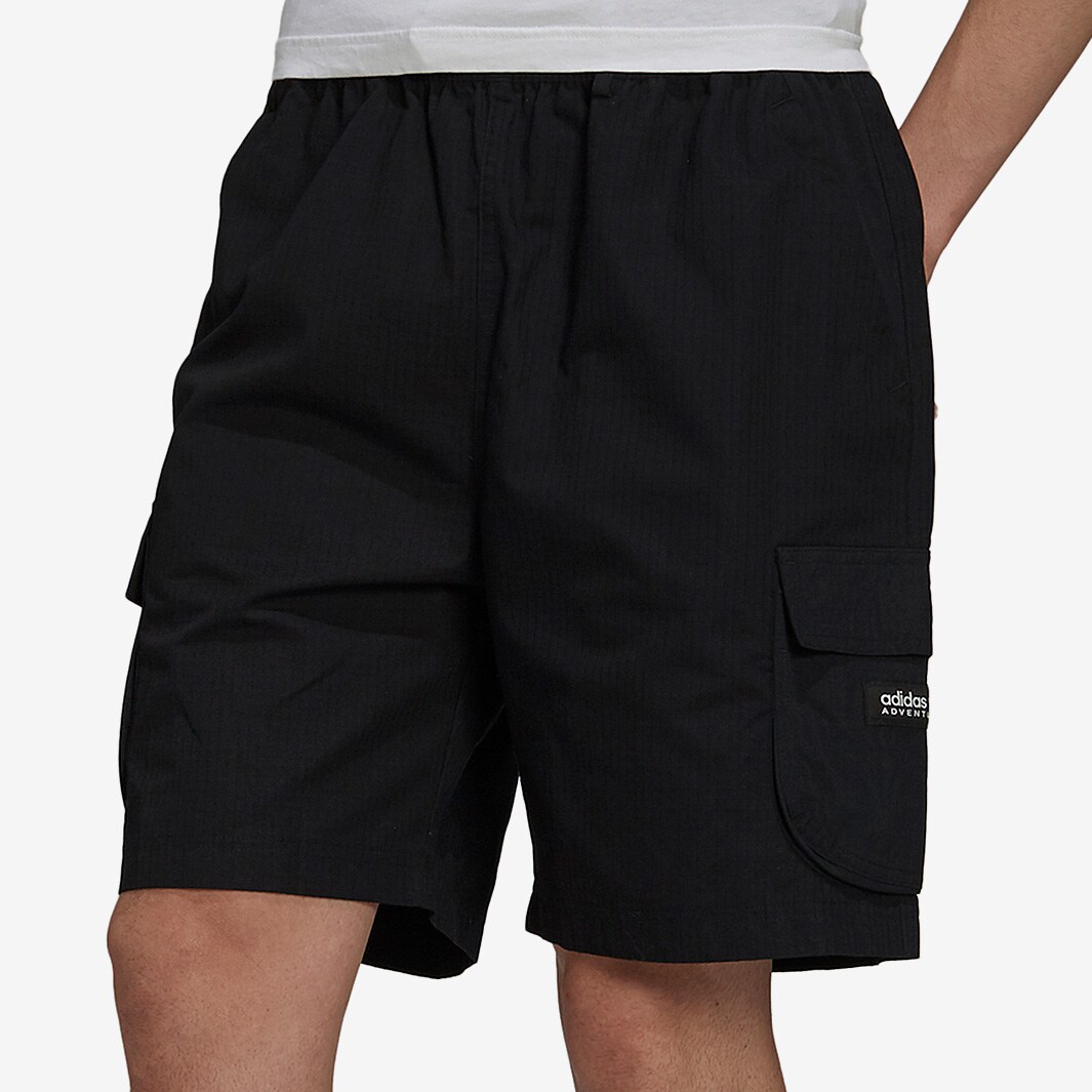 adidas Originals Cargo Shorts - Black - Bottoms - Mens Clothing