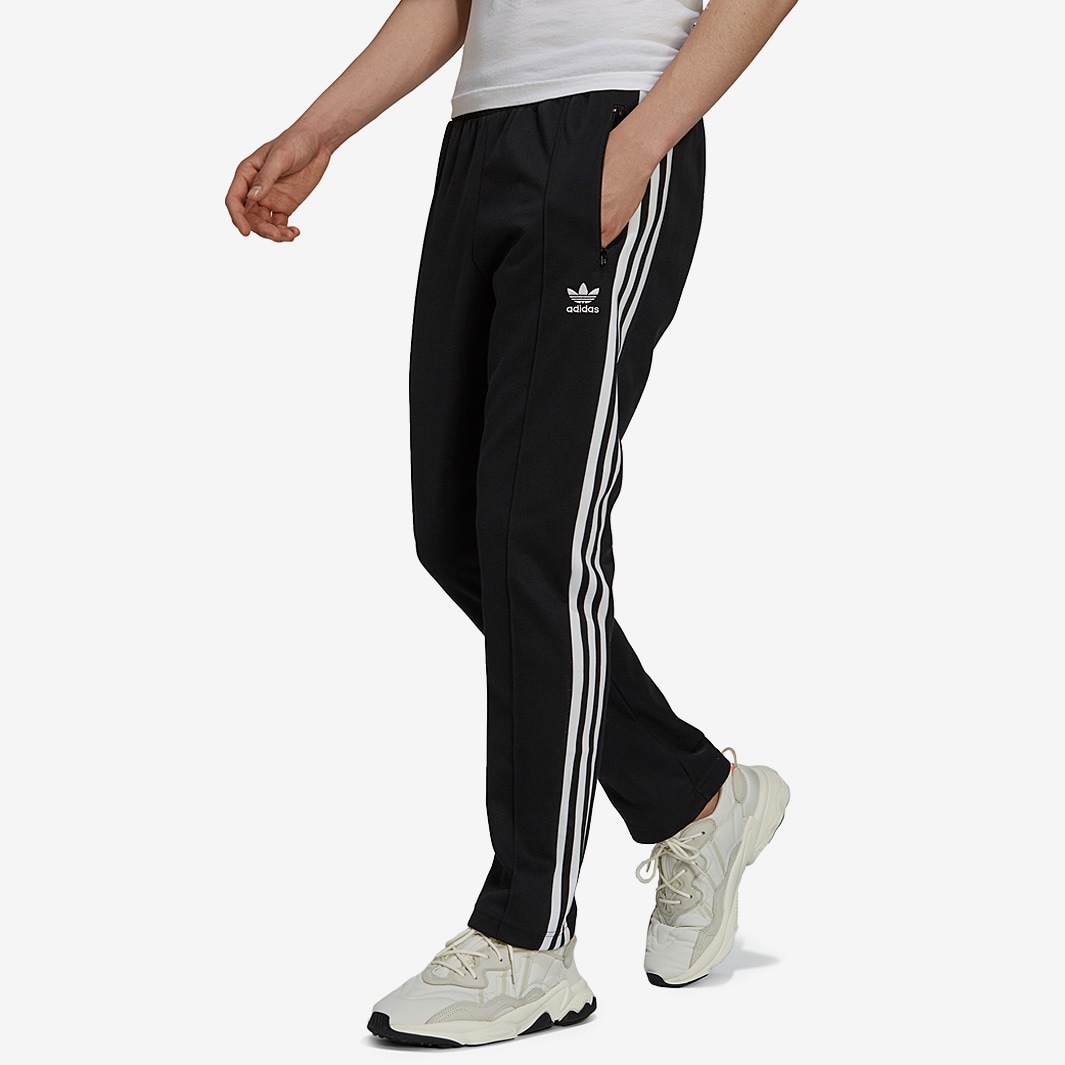 adidas Originals Beckenbauer Track Pant - Black - Bottoms - Mens Clothing