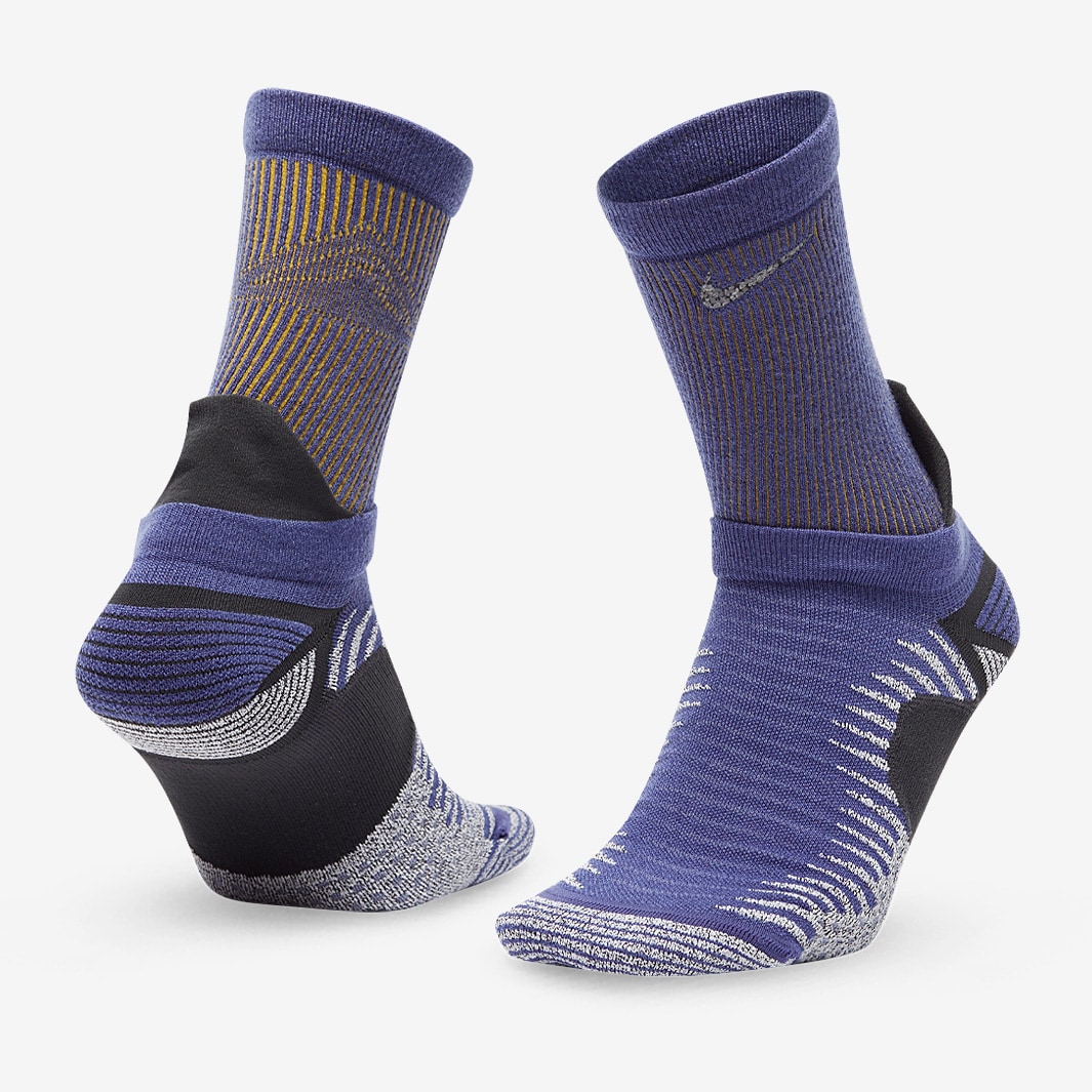Nike Trail Running Crew - Dk Purple Dust/Reflective Silv - Running Socks
