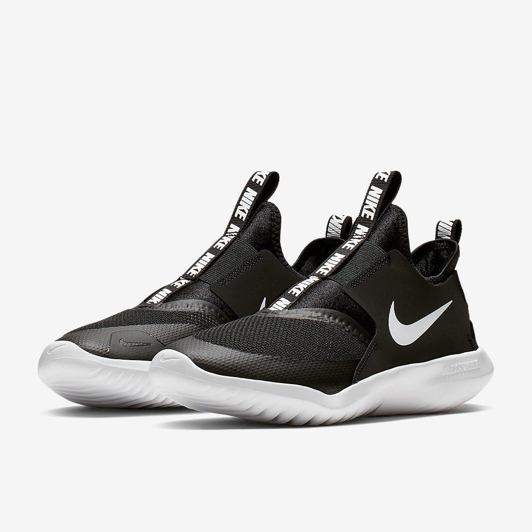 Nike Flex Runner - Black/White - Boys Shoes | Pro:Direct Soccer