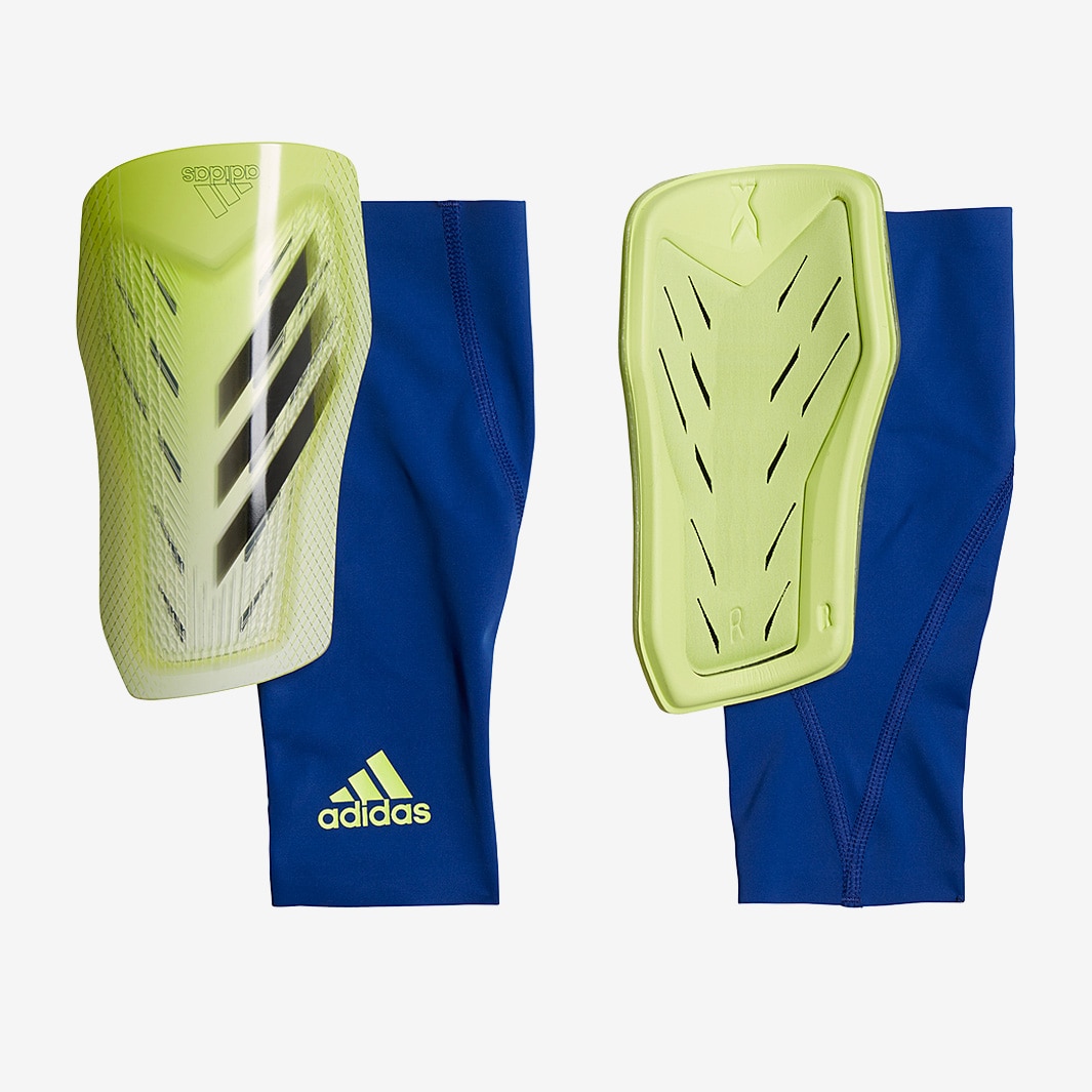 Espinilleras adidas X Pro - Amarillo Solar/Negro/Azul Royal - Amarillo Solar/Negro/Azul - Complementos Pro:Direct Soccer