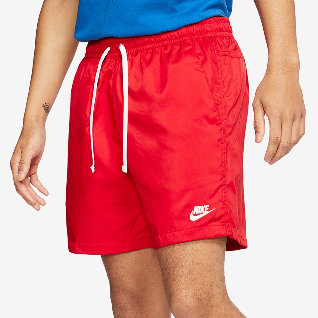 Nike Sportswear Special Woven Land Short Flow - University Red/White ...