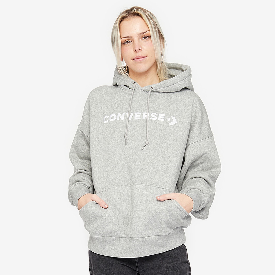 Converse hoodie clearance womens grey