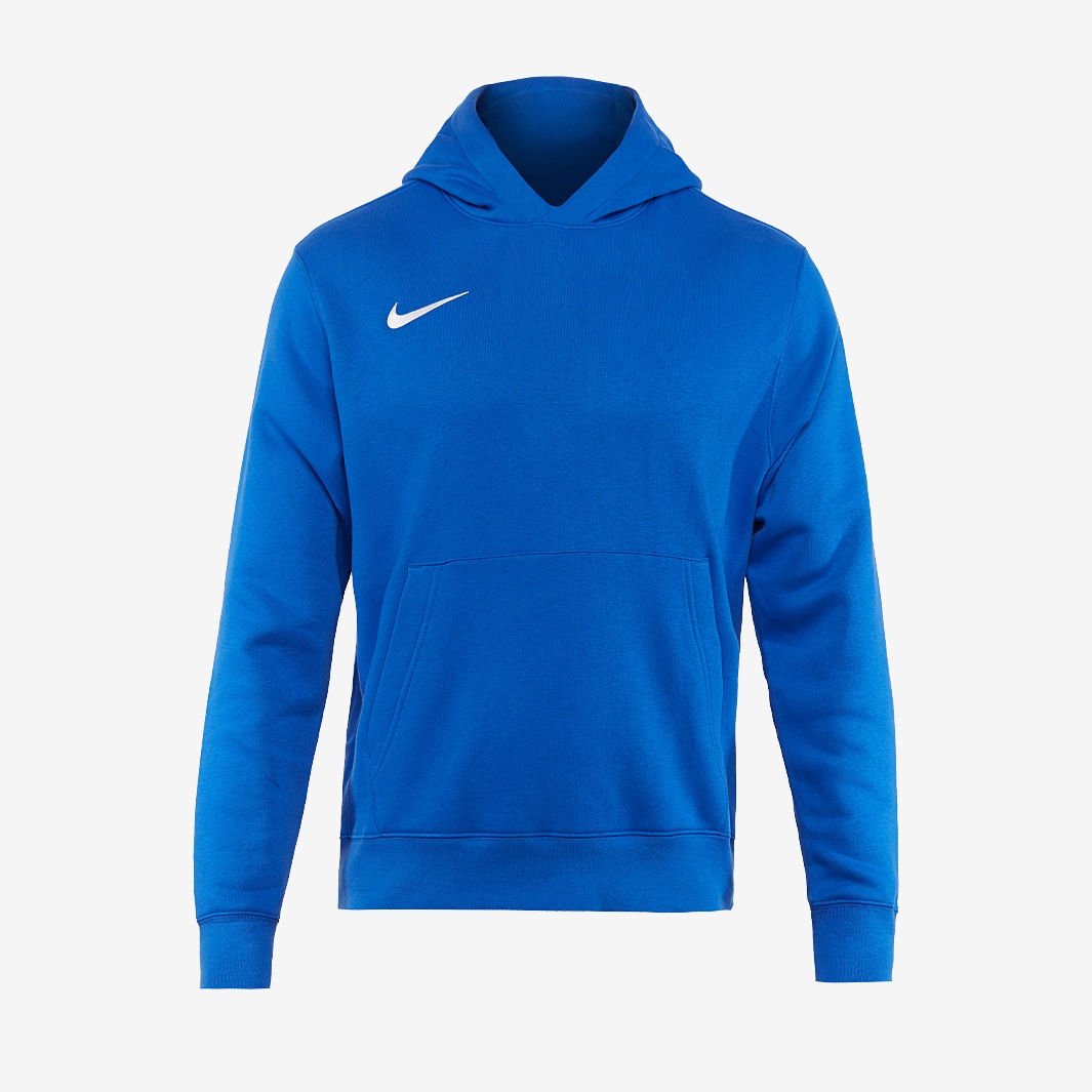 Nike Junior Park 20 Fleeced Pullover Hoodie - Royal Blue/White - Junior ...