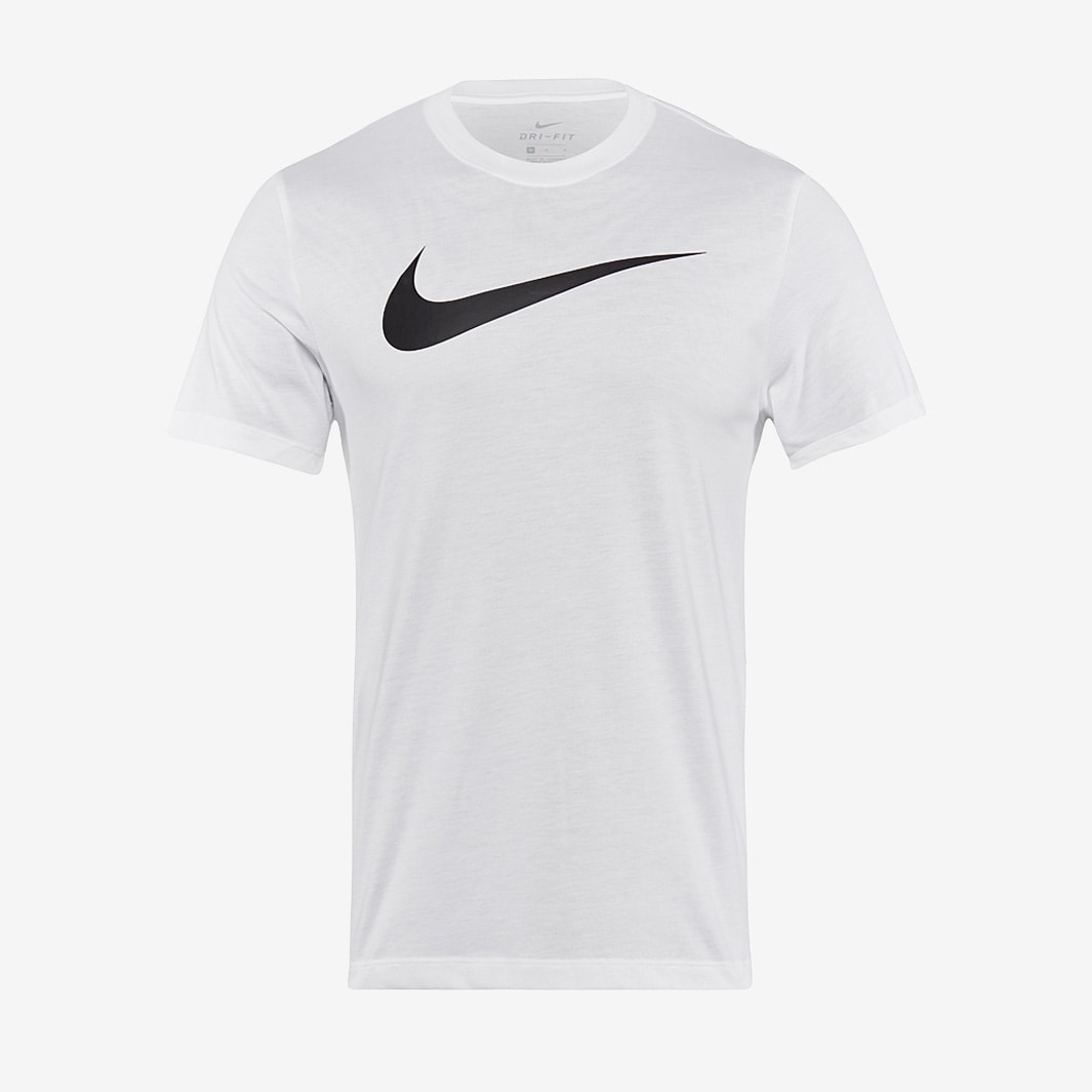 Nike Dri-FIT Park 20 SS HBR Tee - White/Black - Mens Football Teamwear