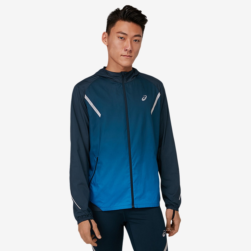 ASICS Lite-Show Jacket French Blue/Electric Blue Mens Clothing