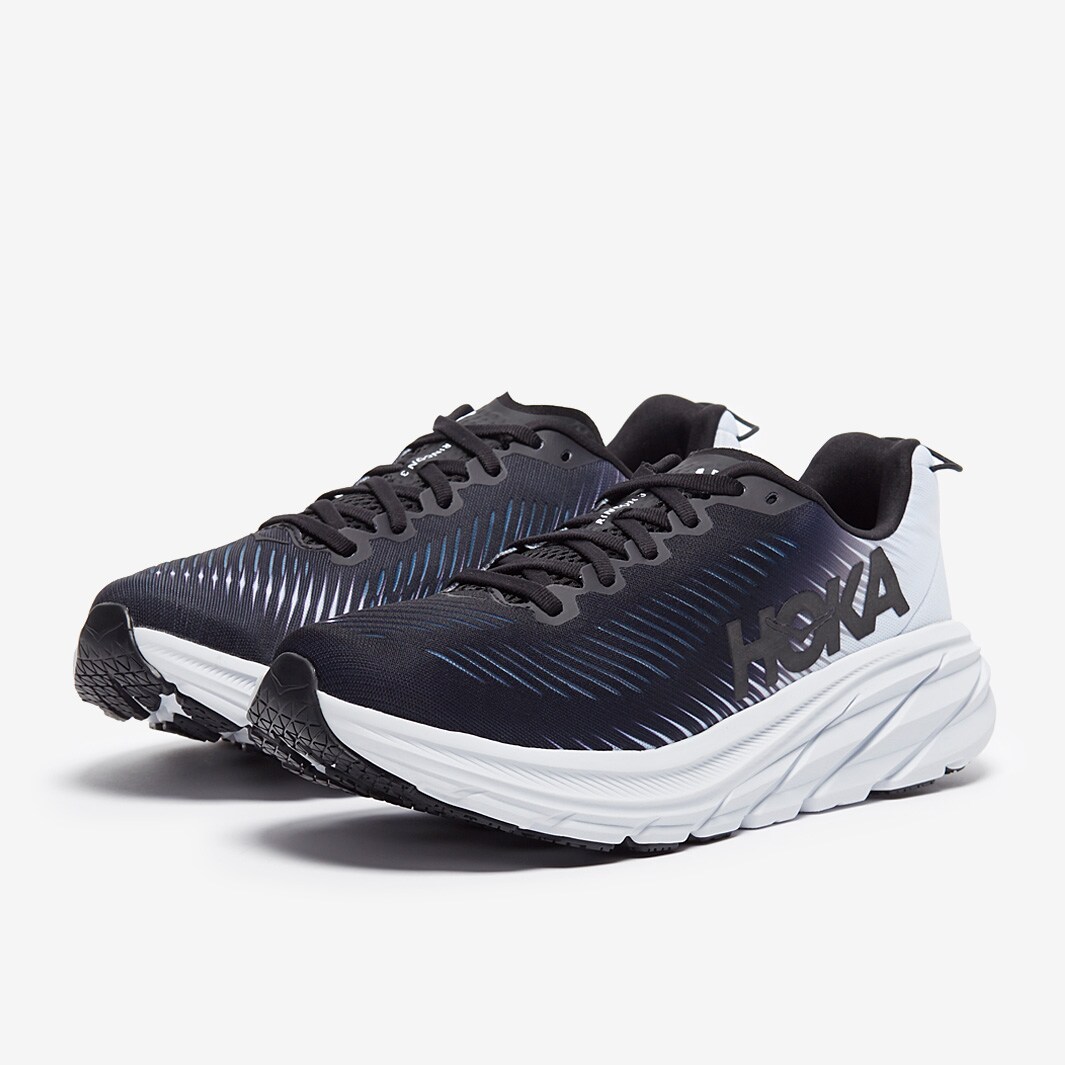Hoka Rincon Wide Black/White Mens Shoes Pro:Direct Running