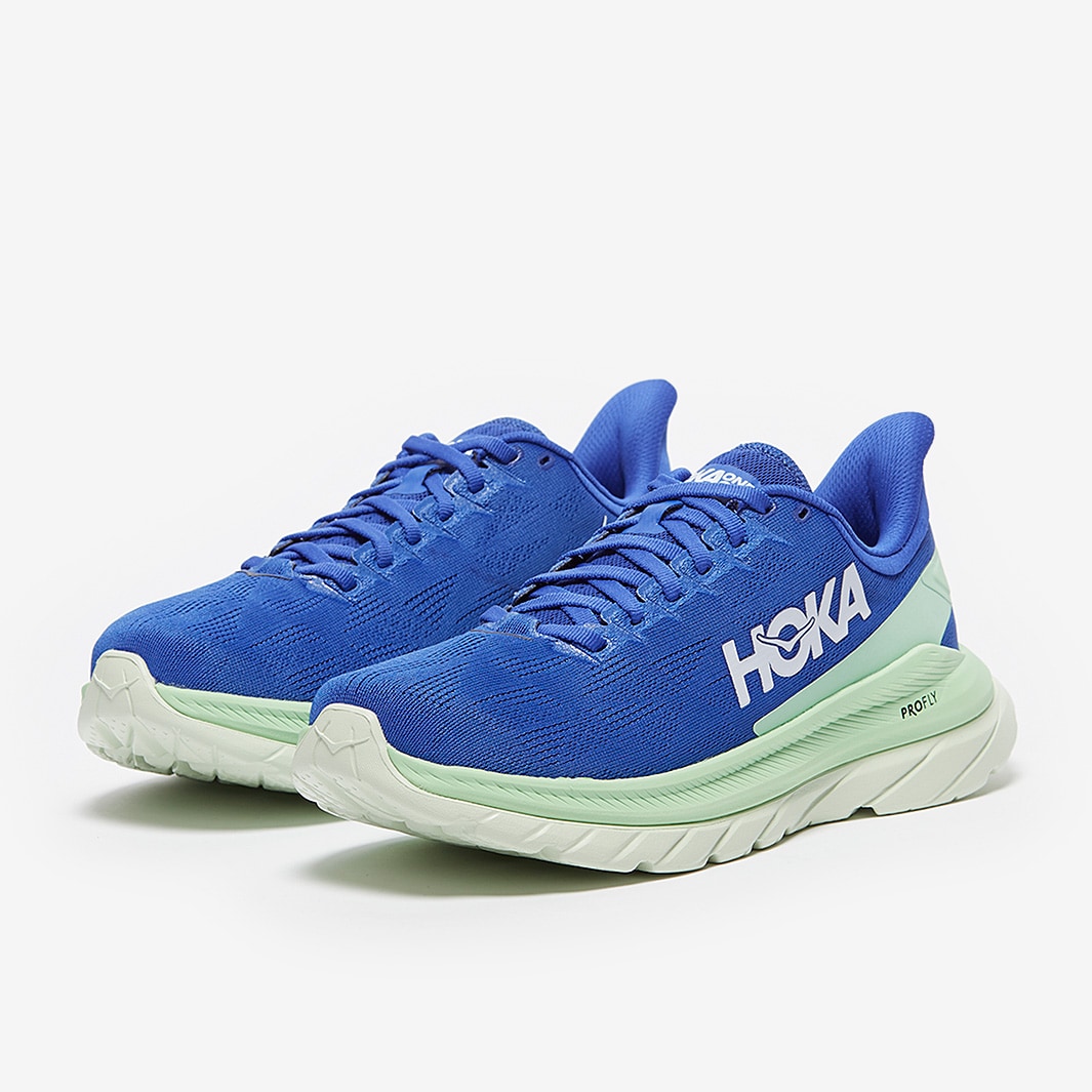 Hoka Mach 4 - Dazzling Blue/Green Ash - Mens Shoes | Pro:Direct Running