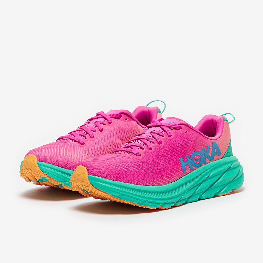 Hoka Womens Rincon 3 Phlox Pink/Atlantis Womens Shoes ProDirect