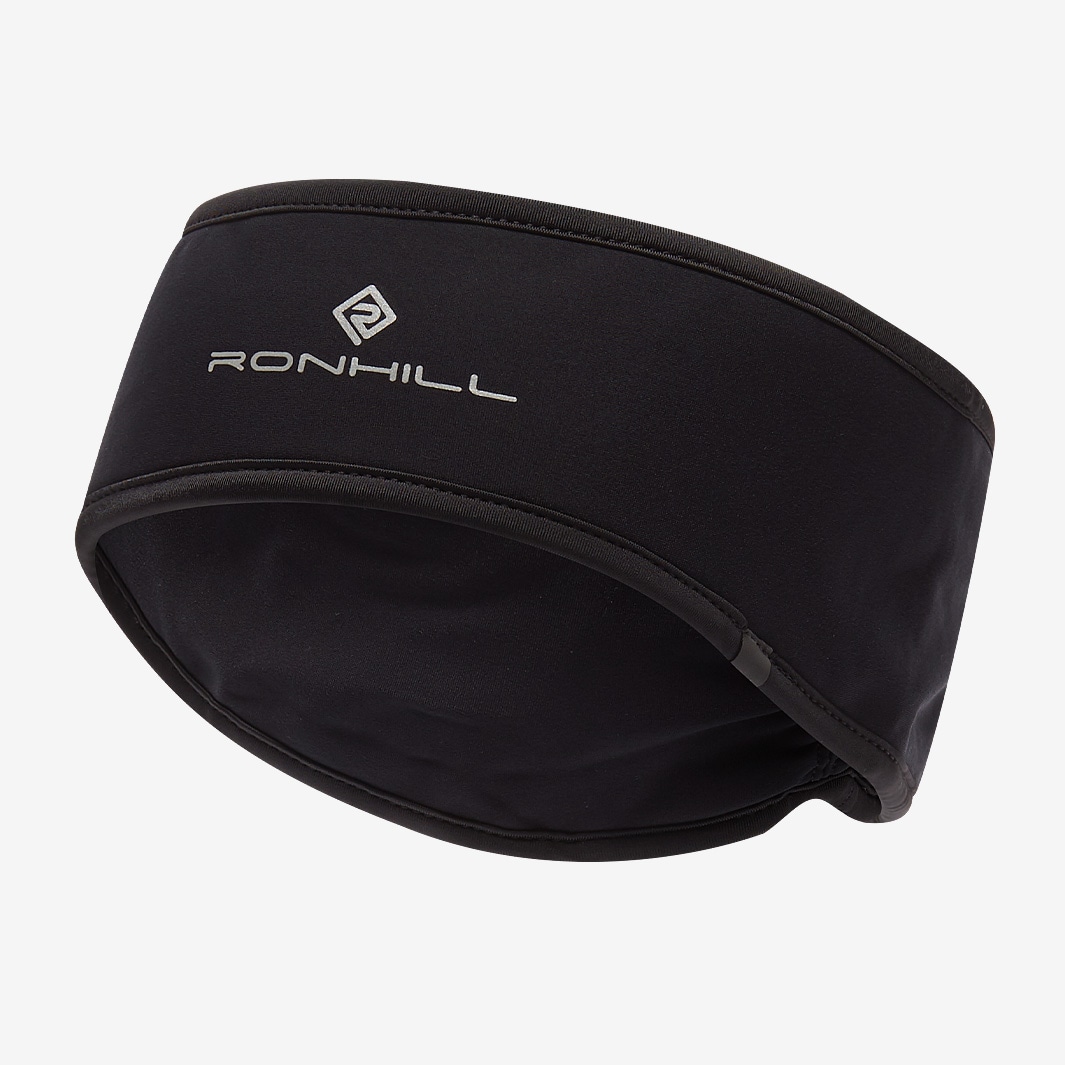 Ronhill Wind-Block Headband - All Black - Accessories