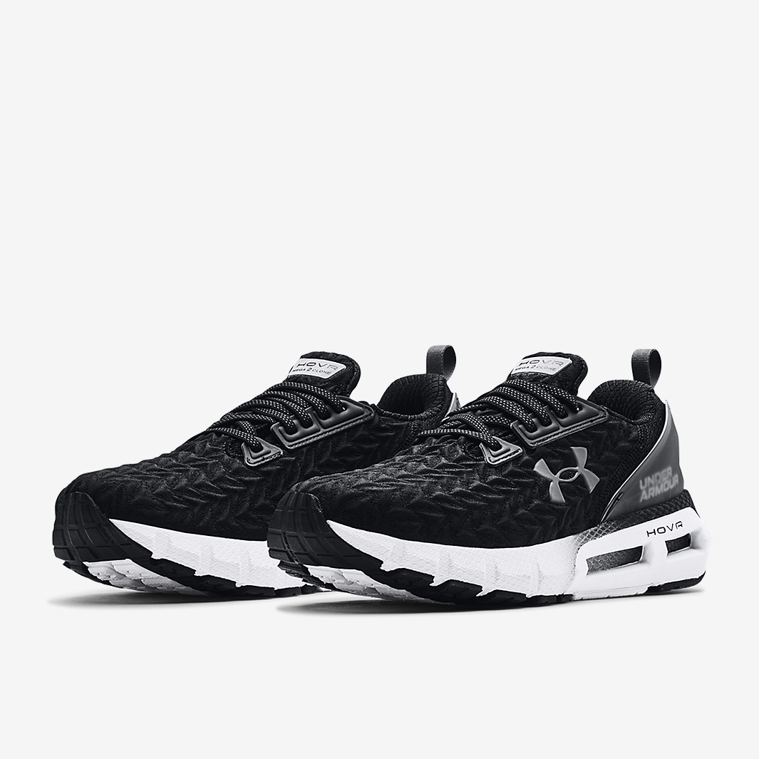Under Armour HOVR Mega 2 Clone - Black/White/Black - Mens Shoes