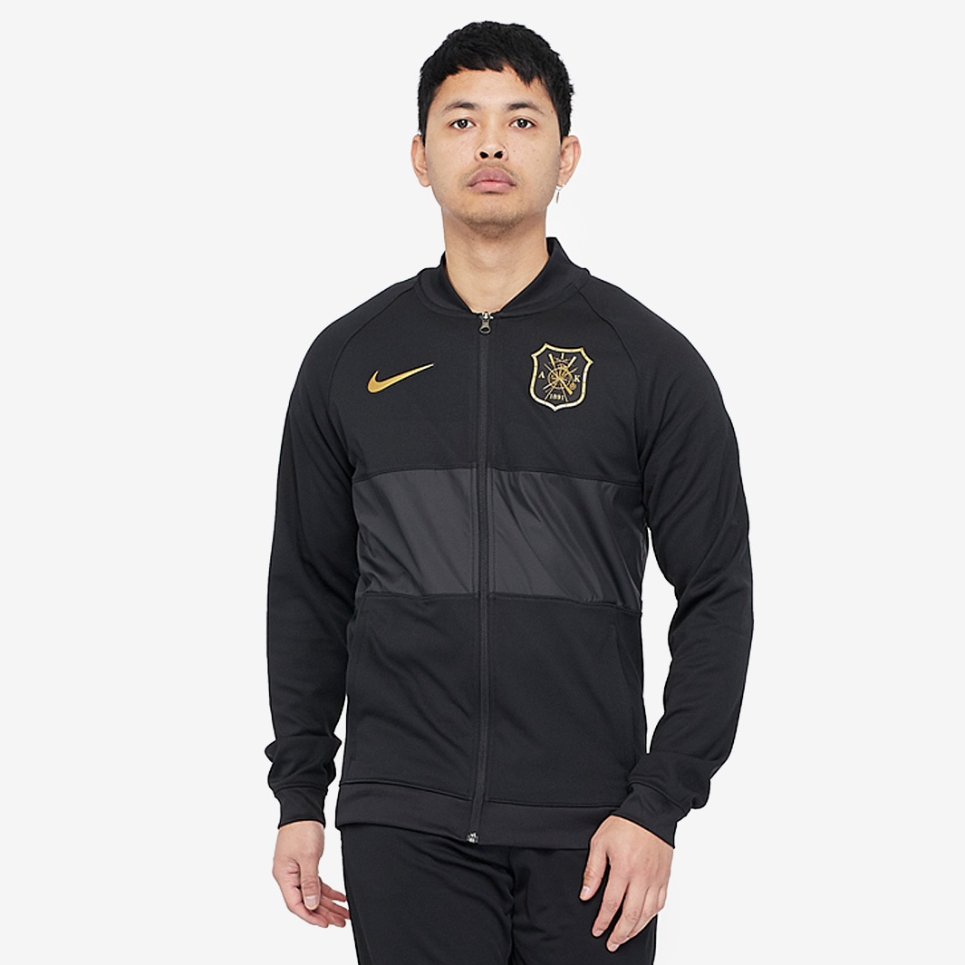 Nike AIK CXXX Limited Edition Strike Anthem Jacket - Black/Gold - Mens ...