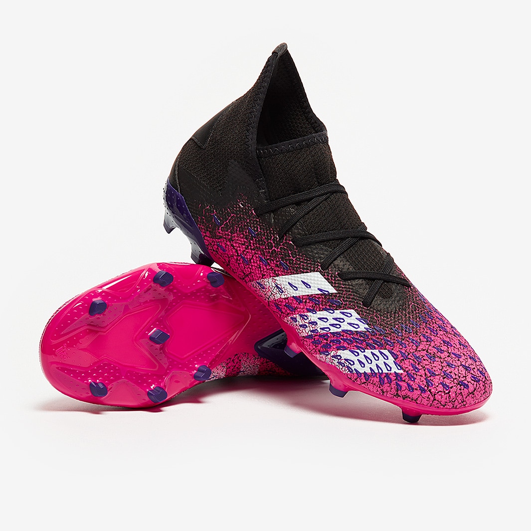 chaussure de foot adidas predator rose