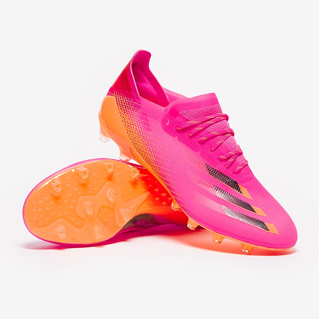 adidas X Ghosted.1 AG Rosa Negro Naranja Rosa Negro Naranja Botas para hombre Pro Direct Soccer